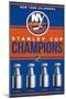 NHL New York Islanders - Champions 23-Trends International-Mounted Poster