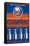 NHL New York Islanders - Champions 23-Trends International-Framed Stretched Canvas