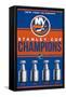 NHL New York Islanders - Champions 23-Trends International-Framed Stretched Canvas