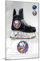 NHL New York Islanders - Drip Skate 21-Trends International-Mounted Poster