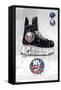 NHL New York Islanders - Drip Skate 21-Trends International-Framed Stretched Canvas