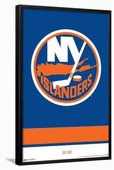 NHL New York Islanders - Logo 21-Trends International-Framed Poster