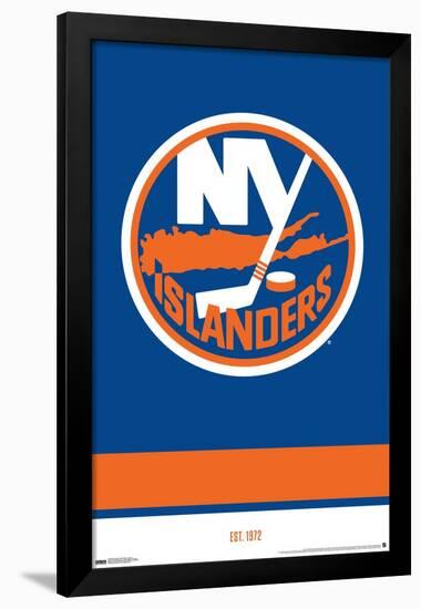 NHL New York Islanders - Logo 21-Trends International-Framed Poster