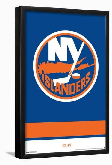 NHL New York Islanders - Logo 21-Trends International-Framed Poster