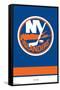 NHL New York Islanders - Logo 21-Trends International-Framed Stretched Canvas