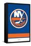 NHL New York Islanders - Logo 21-Trends International-Framed Stretched Canvas
