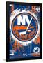 NHL New York Islanders - Maximalist Logo 23-Trends International-Framed Poster