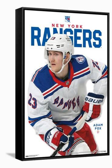 NHL New York Rangers - Adam Fox Feature Series 23-Trends International-Framed Stretched Canvas