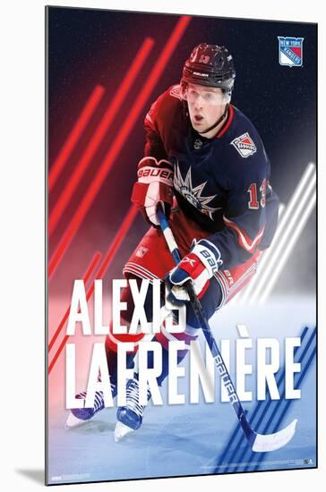 NHL New York Rangers - Alexis Lafreni?re 20-Trends International-Mounted Poster