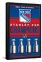 NHL New York Rangers - Champions 23-Trends International-Framed Poster