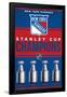 NHL New York Rangers - Champions 23-Trends International-Framed Poster