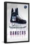 NHL New York Rangers - Drip Skate 21-Trends International-Framed Poster