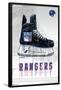 NHL New York Rangers - Drip Skate 21-Trends International-Framed Poster