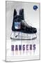 NHL New York Rangers - Drip Skate 21-Trends International-Mounted Poster