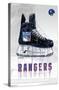 NHL New York Rangers - Drip Skate 21-Trends International-Stretched Canvas