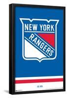 NHL New York Rangers - Logo 21-Trends International-Framed Poster