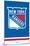 NHL New York Rangers - Logo 21-Trends International-Mounted Poster