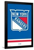 NHL New York Rangers - Logo 21-Trends International-Framed Poster