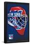 NHL New York Rangers - Mask 16-Trends International-Framed Poster