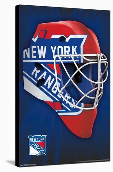 NHL New York Rangers - Mask 16-Trends International-Stretched Canvas
