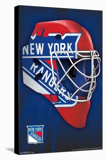 NHL New York Rangers - Mask 16-Trends International-Stretched Canvas