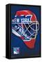 NHL New York Rangers - Mask 16-Trends International-Framed Stretched Canvas