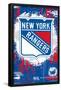 NHL New York Rangers - Maximalist Logo 23-Trends International-Framed Poster