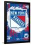 NHL New York Rangers - Maximalist Logo 23-Trends International-Framed Poster