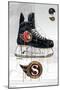 NHL Ottawa Senators - Drip Skate 21-Trends International-Mounted Poster