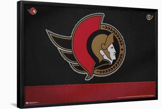 NHL Ottawa Senators - Logo 20-Trends International-Framed Poster