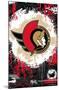 NHL Ottawa Senators - Maximalist Logo 23-Trends International-Mounted Poster