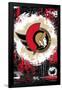 NHL Ottawa Senators - Maximalist Logo 23-Trends International-Framed Poster