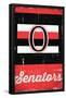 NHL Ottawa Senators - Retro Logo 13-Trends International-Framed Poster