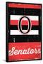 NHL Ottawa Senators - Retro Logo 13-Trends International-Framed Poster