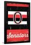 NHL Ottawa Senators - Retro Logo 13-Trends International-Framed Poster