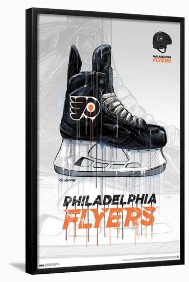 NHL Philadelphia Flyers - Drip Skate 21-Trends International-Framed Poster