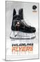 NHL Philadelphia Flyers - Drip Skate 21-Trends International-Mounted Poster