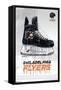 NHL Philadelphia Flyers - Drip Skate 21-Trends International-Framed Stretched Canvas