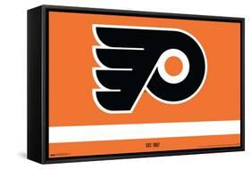 NHL Philadelphia Flyers - Logo 21-Trends International-Framed Stretched Canvas