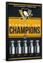 NHL Pittsburgh Penguins - Champions 23-Trends International-Framed Poster