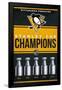 NHL Pittsburgh Penguins - Champions 23-Trends International-Framed Poster