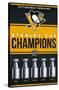 NHL Pittsburgh Penguins - Champions 23-Trends International-Stretched Canvas