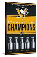 NHL Pittsburgh Penguins - Champions 23-Trends International-Stretched Canvas