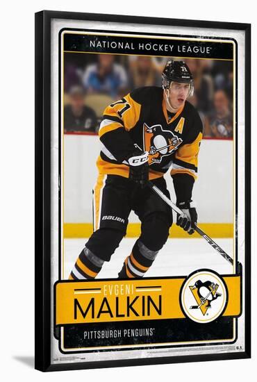 NHL Pittsburgh Penguins - Evgeni Malkin 16-Trends International-Framed Poster