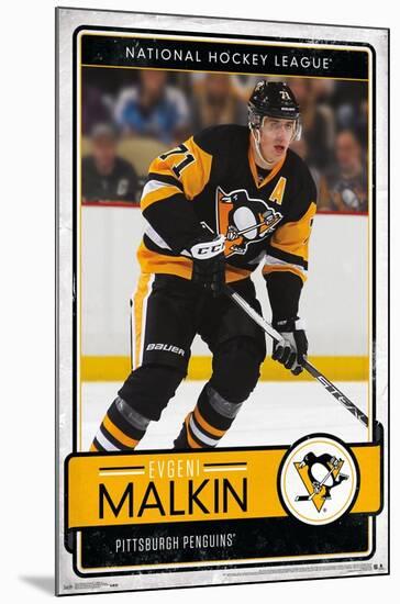 NHL Pittsburgh Penguins - Evgeni Malkin 16-Trends International-Mounted Poster