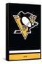 NHL Pittsburgh Penguins - Logo 21-Trends International-Framed Stretched Canvas