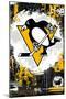 NHL Pittsburgh Penguins - Maximalist Logo 23-Trends International-Mounted Poster