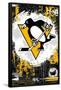 NHL Pittsburgh Penguins - Maximalist Logo 23-Trends International-Framed Poster