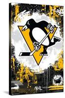 NHL Pittsburgh Penguins - Maximalist Logo 23-Trends International-Stretched Canvas