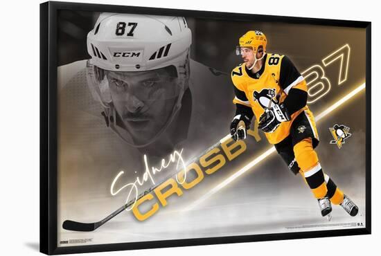 NHL Pittsburgh Penguins - Sidney Crosby 21-Trends International-Framed Poster